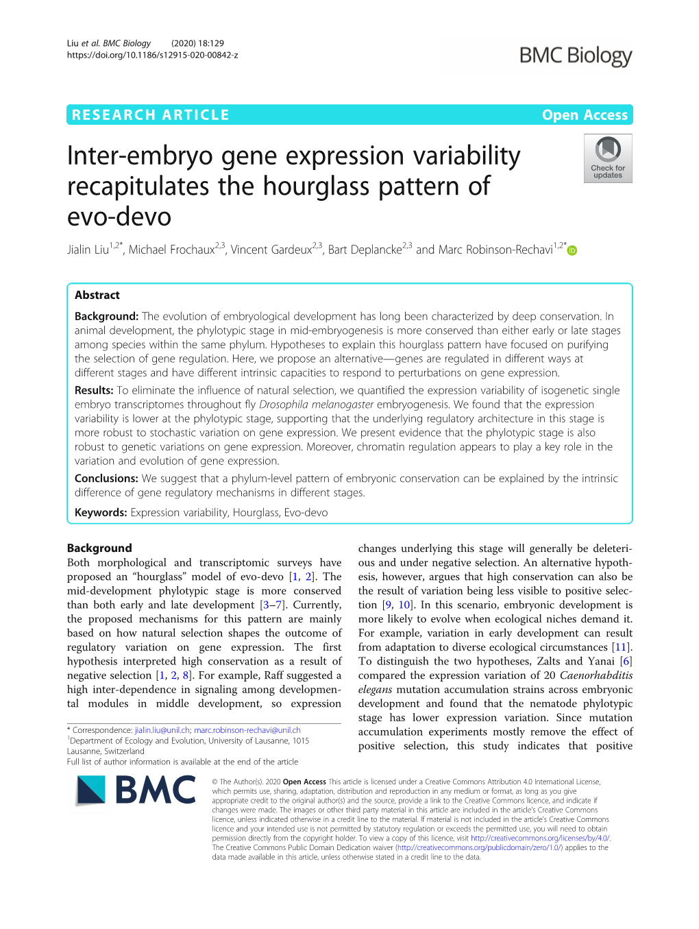 Downloaded from Modencode [39] Variability in Our Study