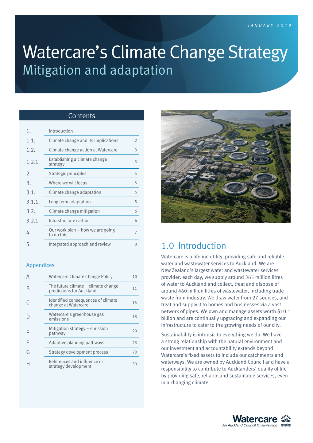 Watercare's Climate Change Strategy