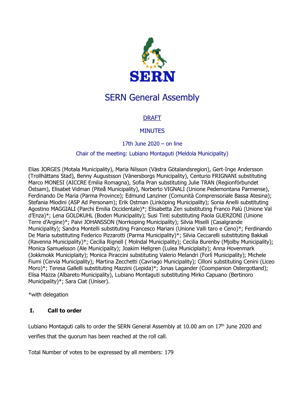 SERN General Assembly