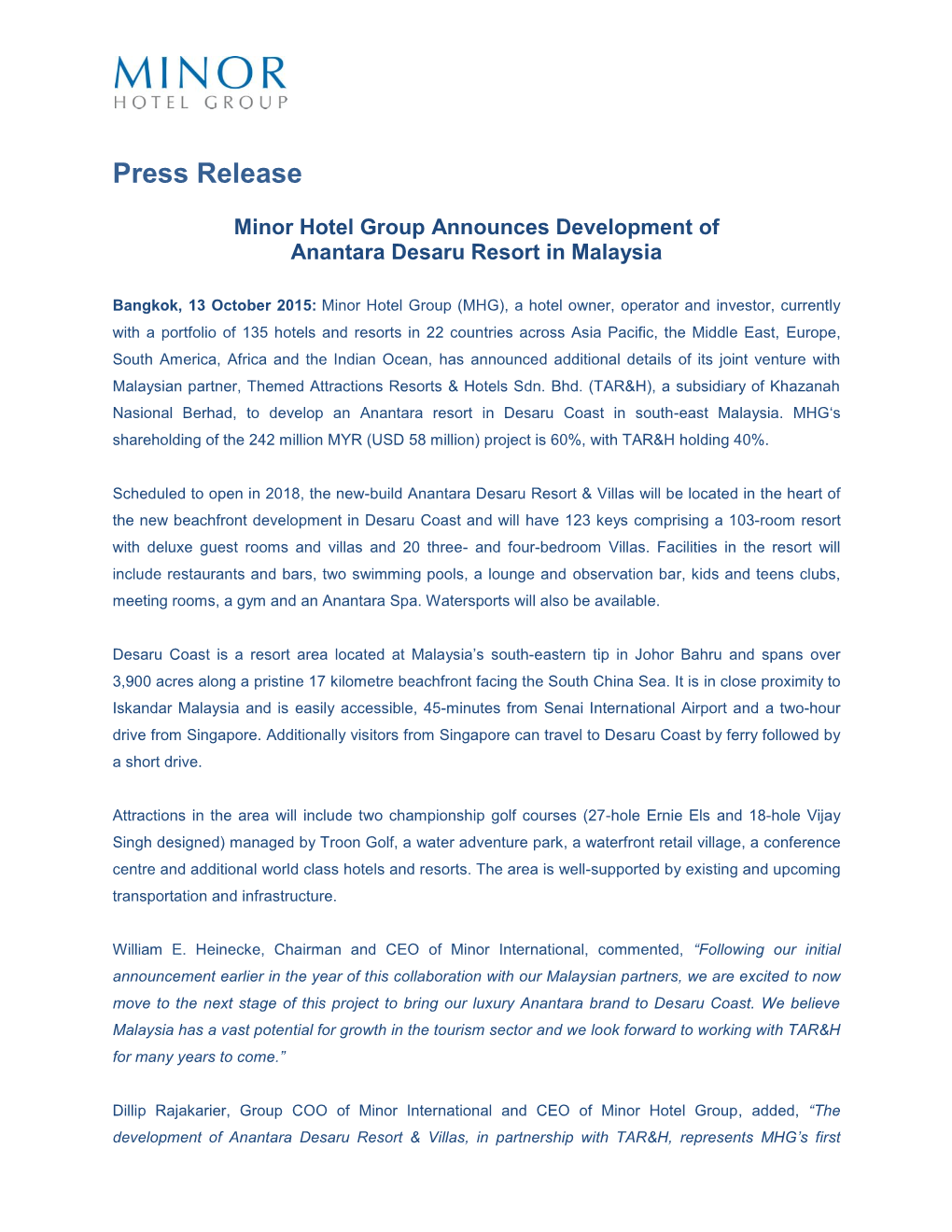 Press Release