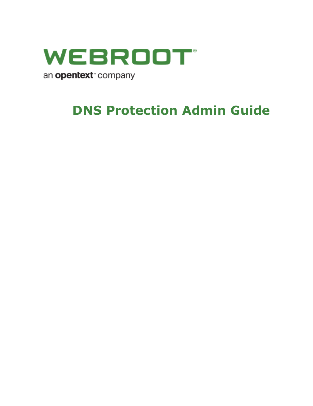 DNS Protection Admin Guide