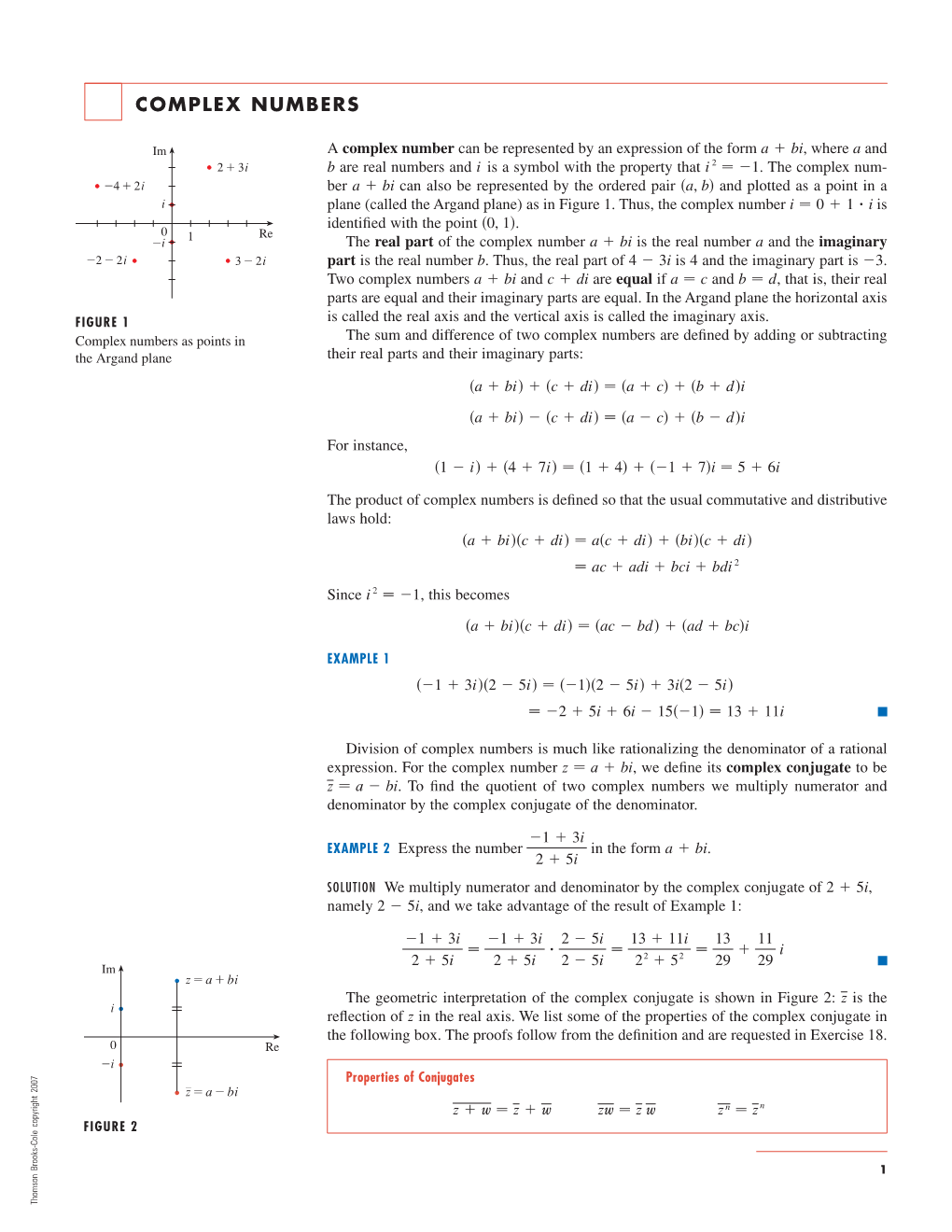 Complex Numbers