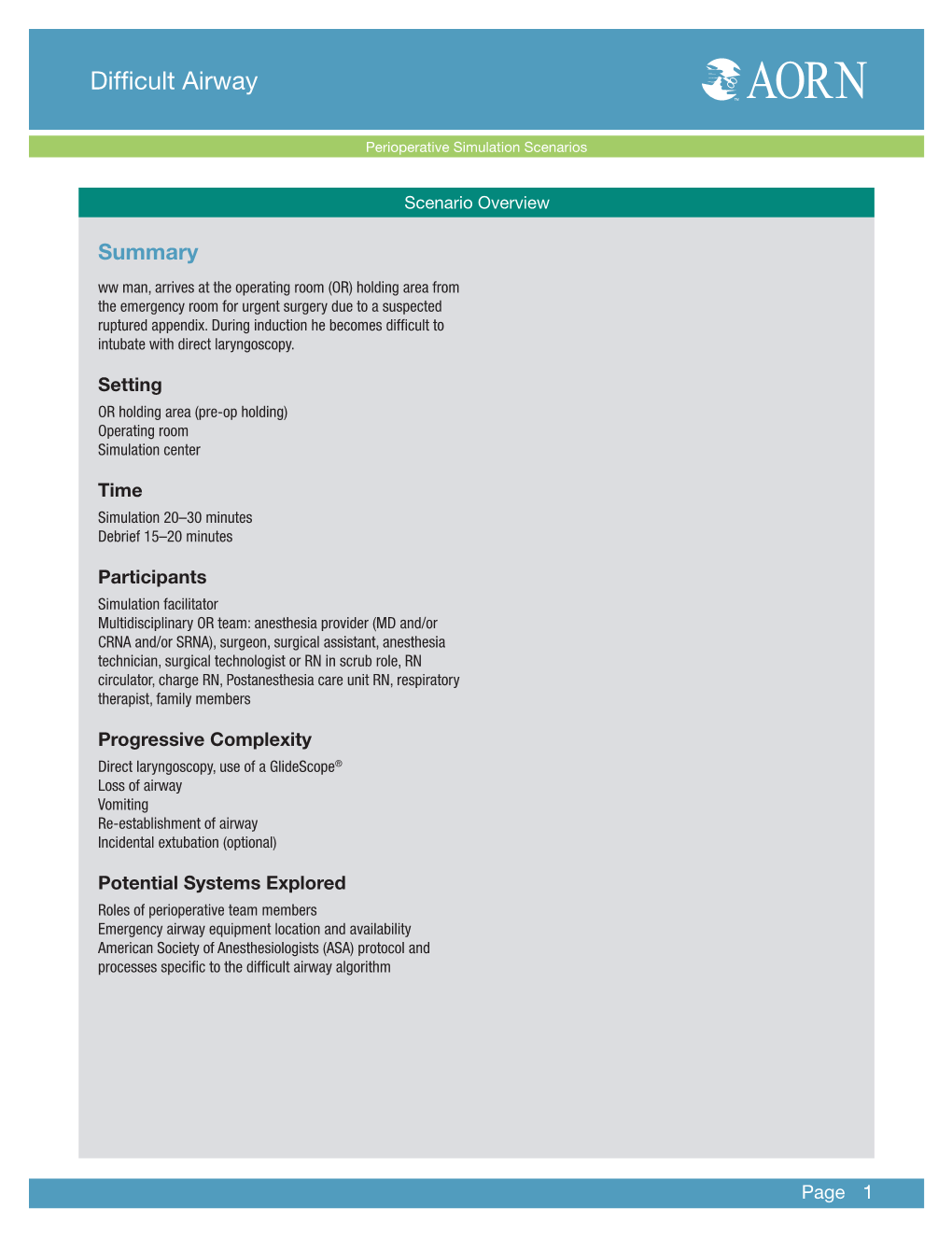 Difficult Airway