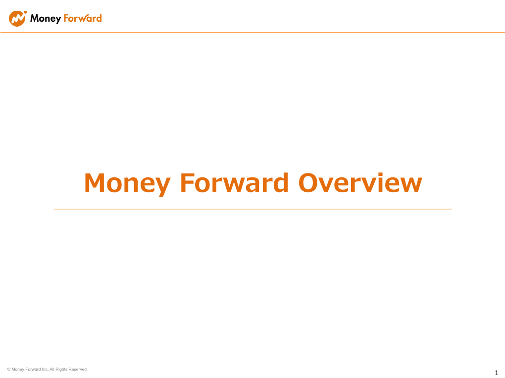 Money Forward Overview