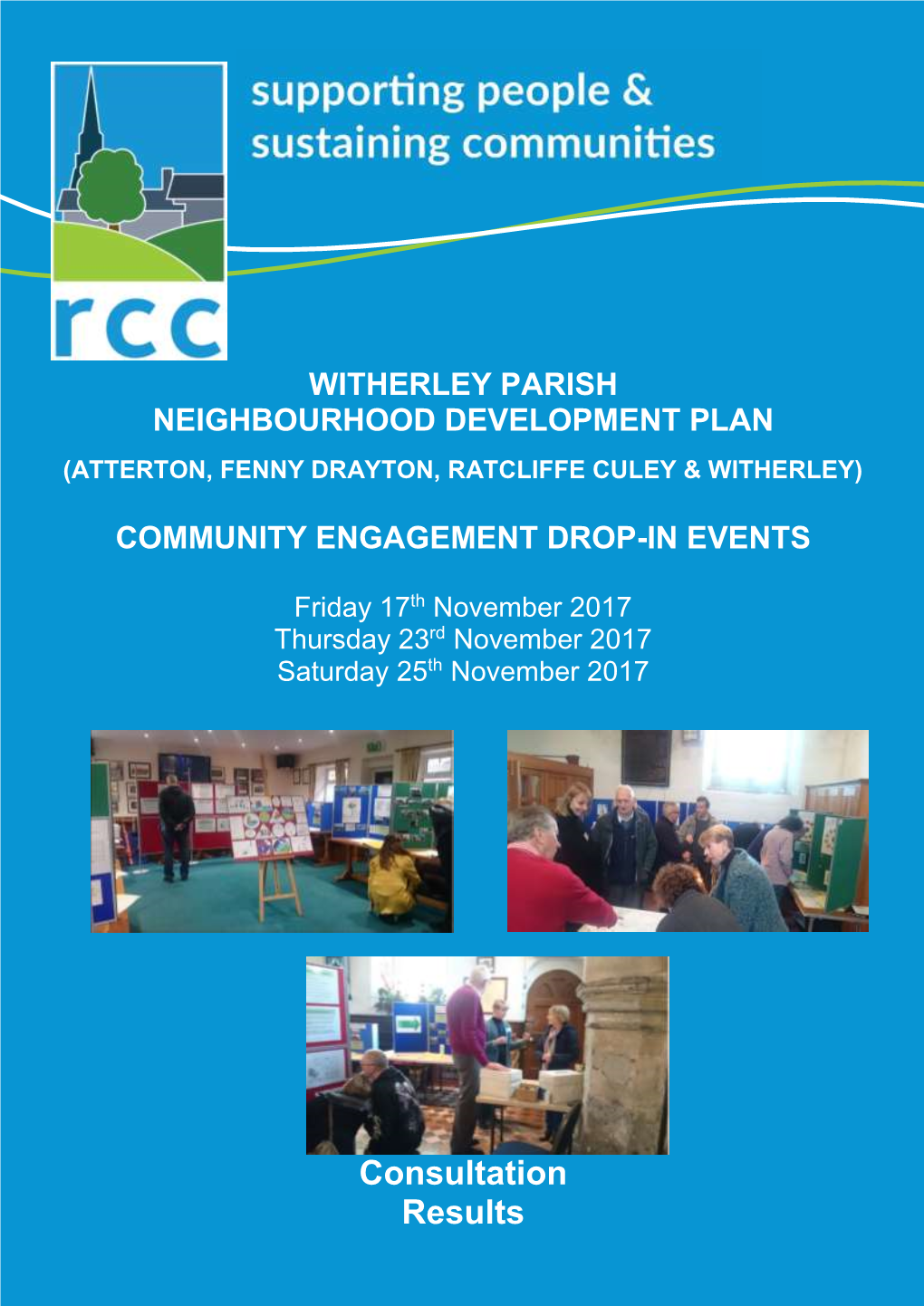 RCC Report on Community Drop in Events