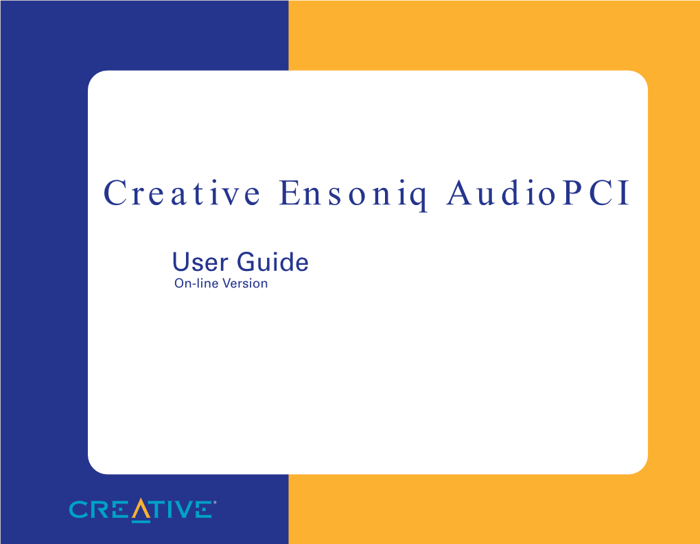 Creative Ensoniq Audiopci