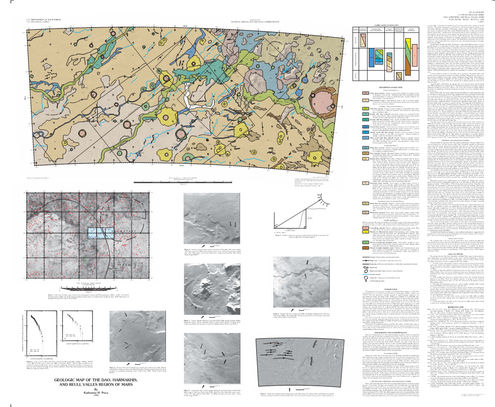 Geologic Map of the Dao, Harmakhis, and Reull