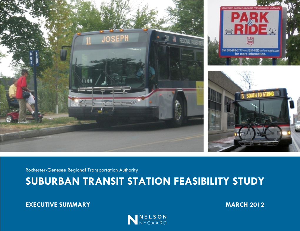 RGRTA Suburban Transit Station Feasibility Study