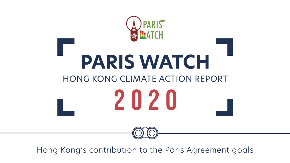 Paris Watch Hong Kong Climate Action