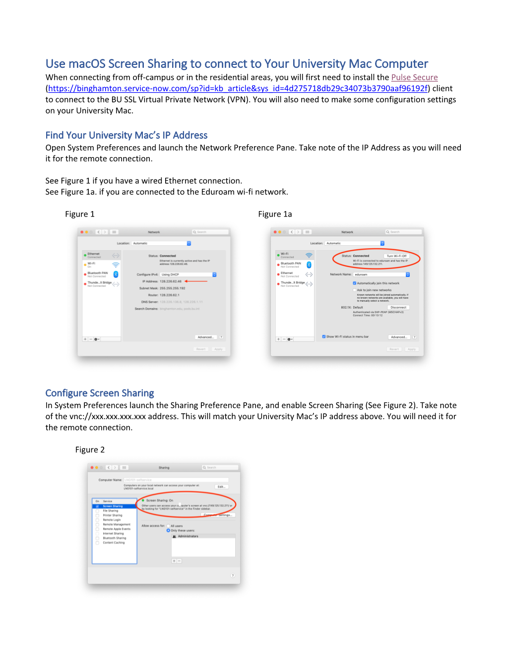 Connect Remotely to Your Office Mac Using Screen Sharing