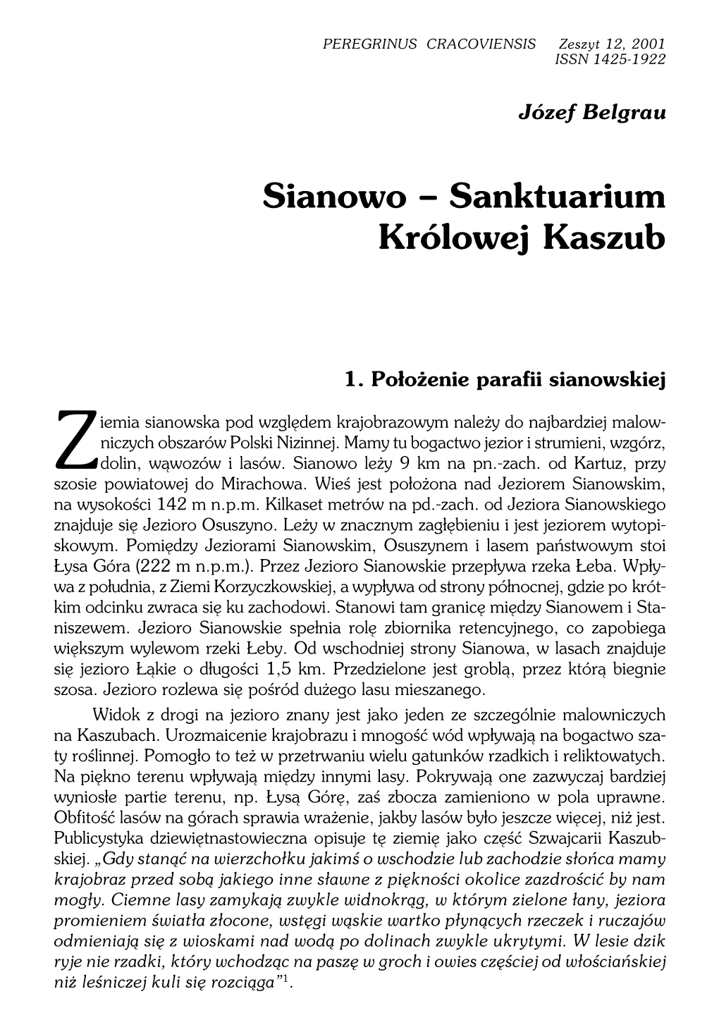 Sianowo – Sanktuarium Królowej Kaszub