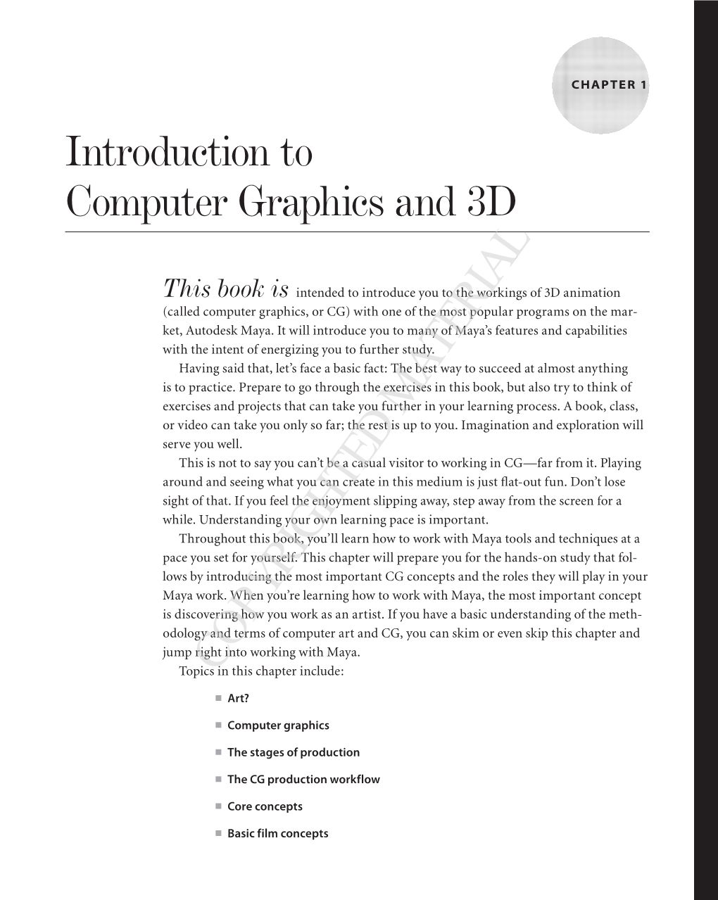 Computer Graphics and 3D