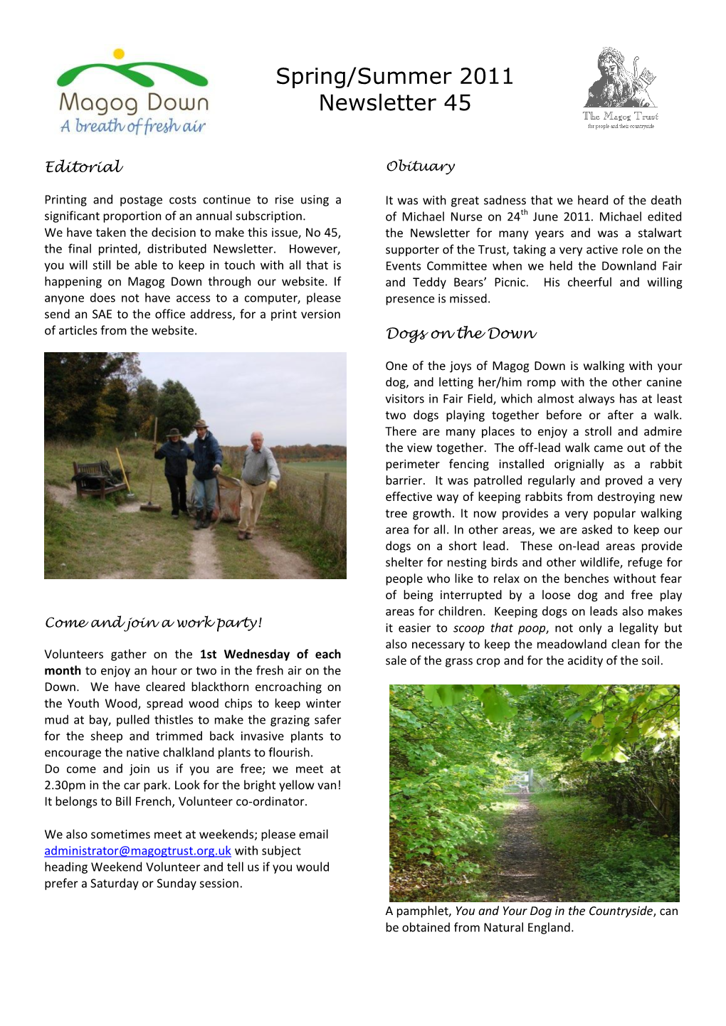 Spring/Summer 2011 Newsletter 45