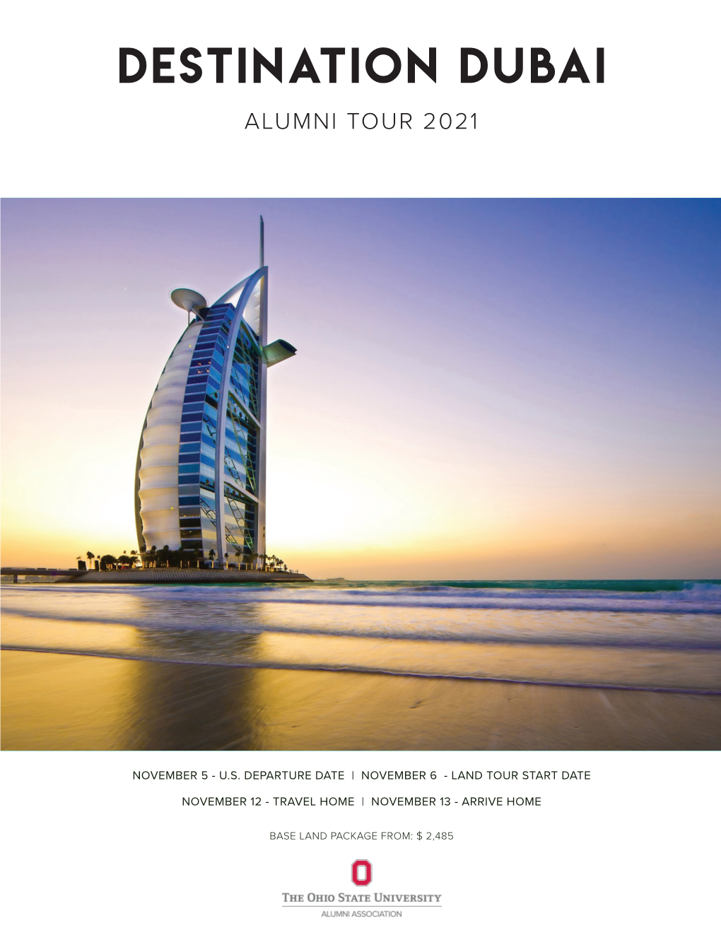 Destination Dubai Alumni Tour 2021