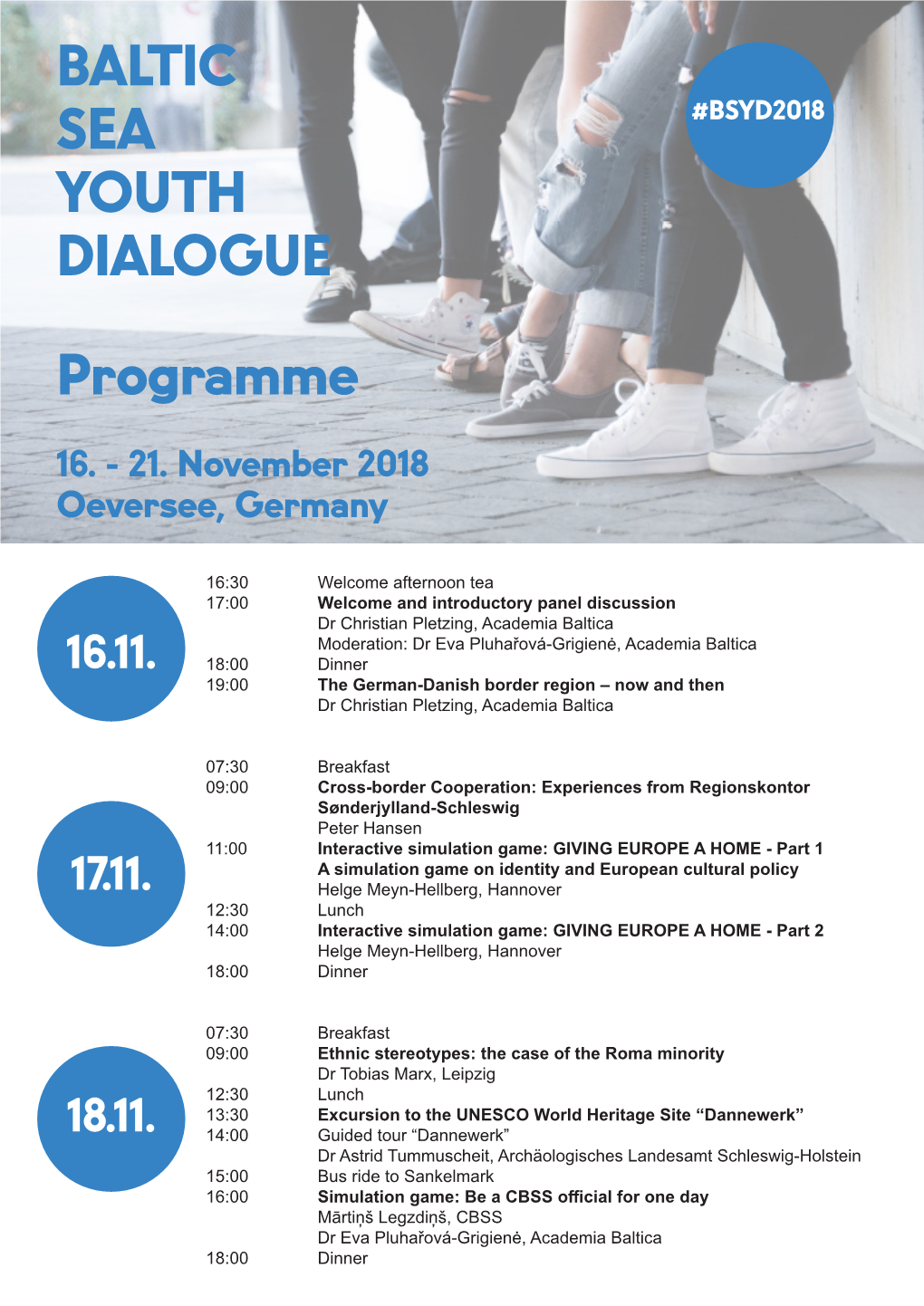 BALTIC SEA YOUTH DIALOGUE Programme