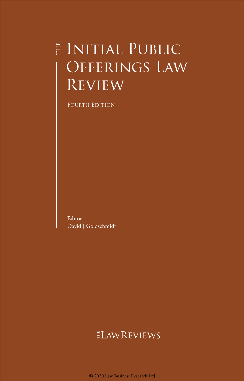 Initial Public Offerings Law Review