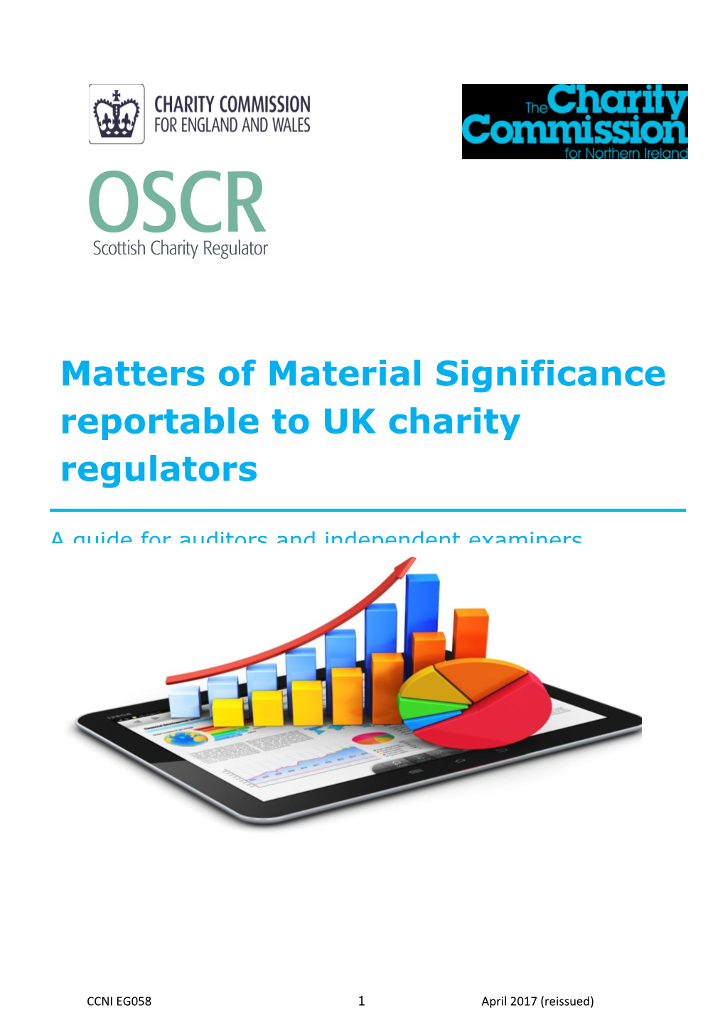 Matters of Material Significance Reportable to UK Charity Regulators