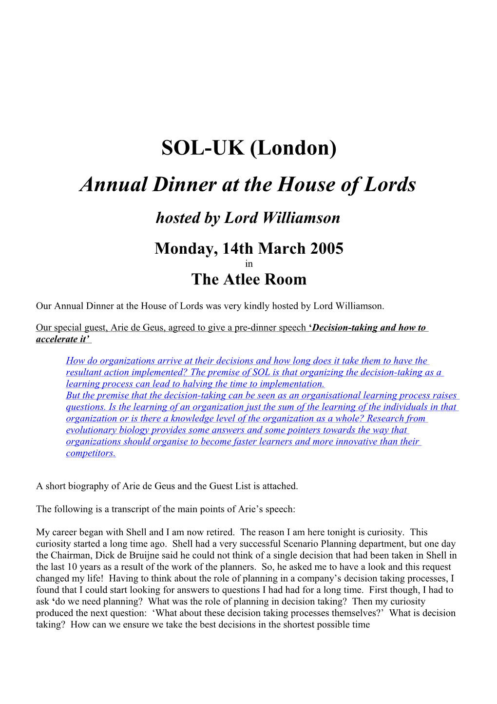 House of Lords s1