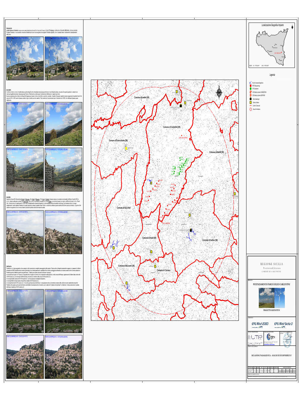 Localizzazione Geografica Impianto Legenda