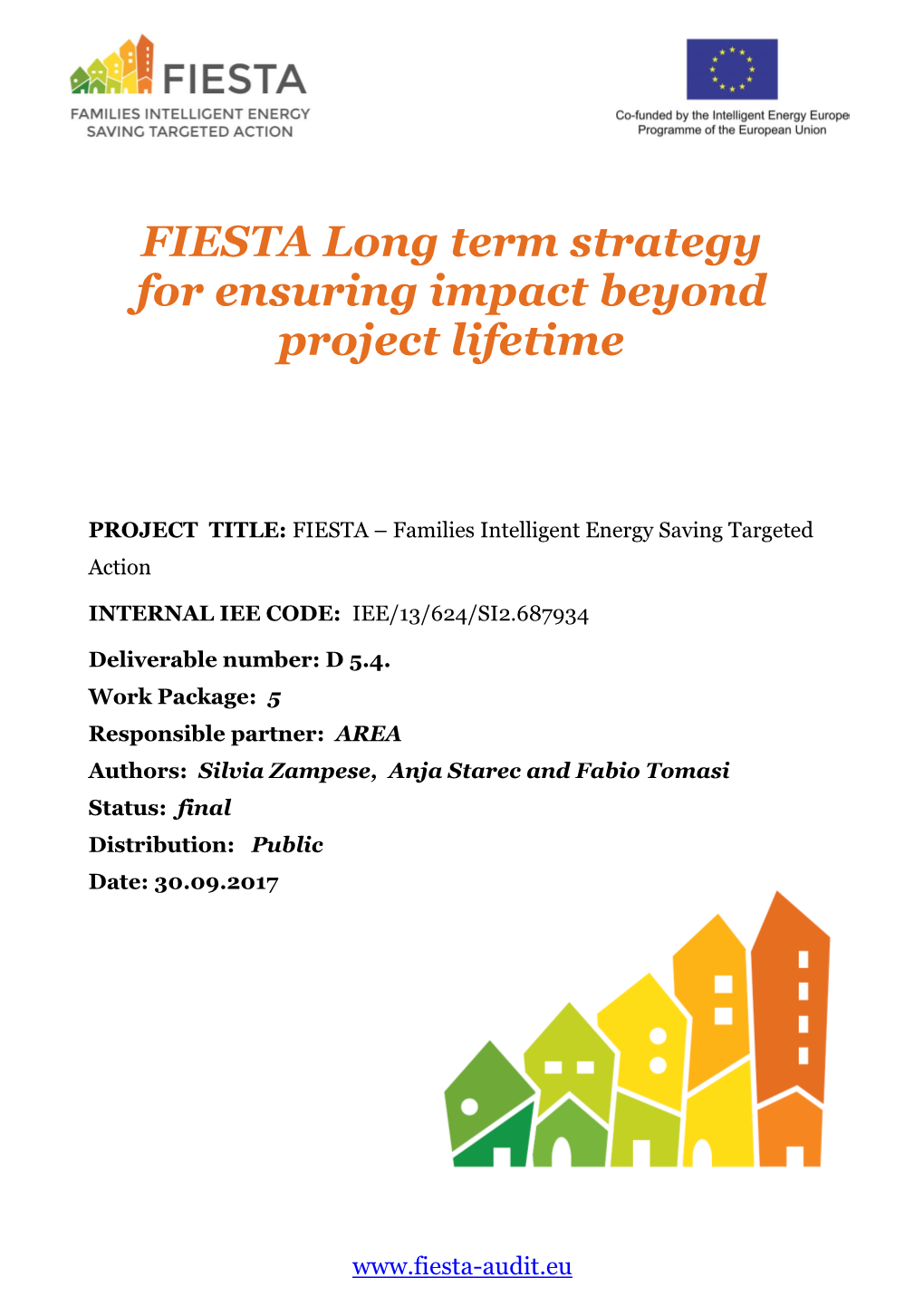 FIESTA Long Term Strategy for Ensuring Impact Beyond Project Lifetime