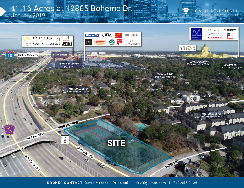 ±1.16 Acres at 12805 Boheme Dr