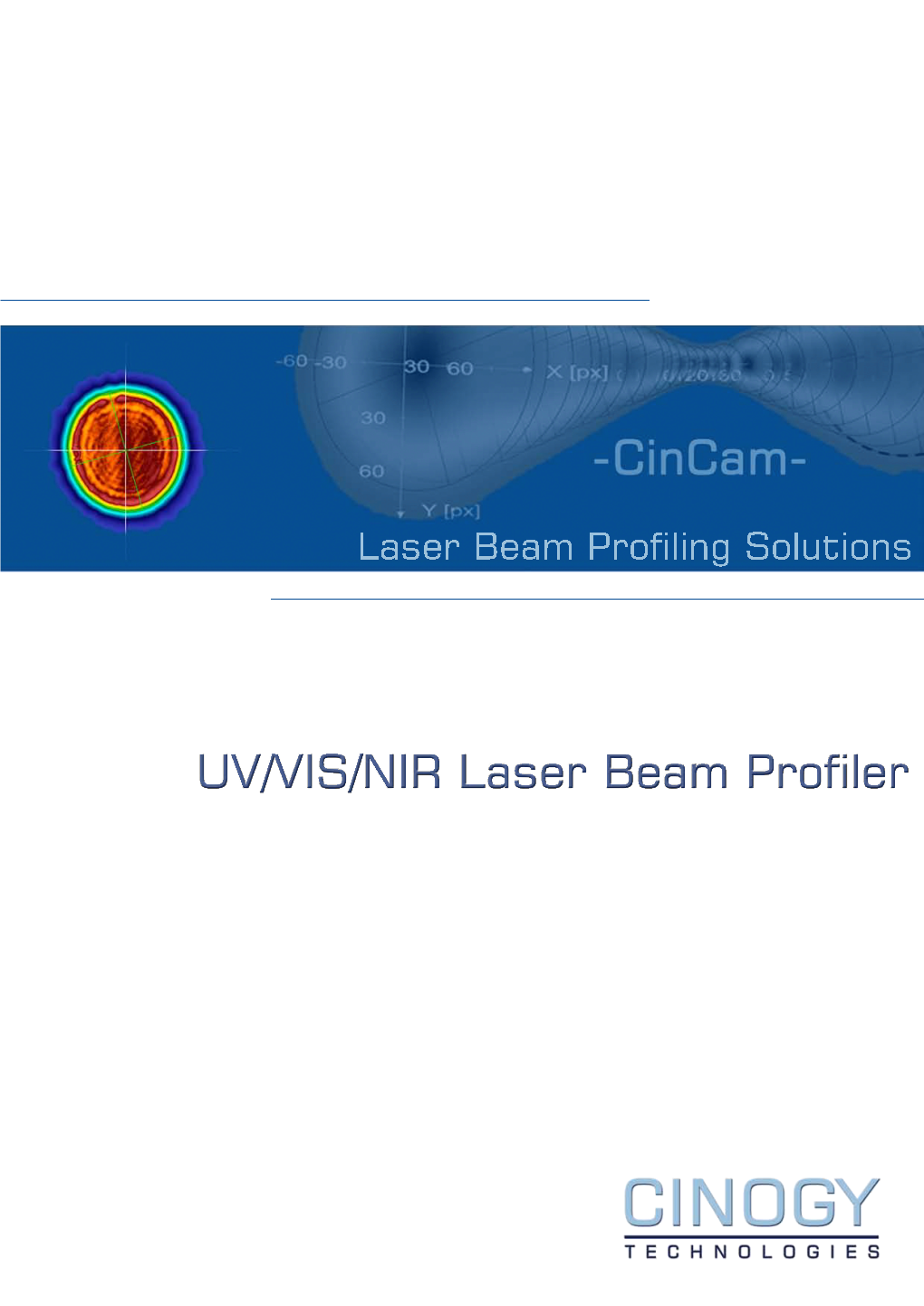 UV-NIR LASER BEAM PROFILER Cincam CMOS Nano
