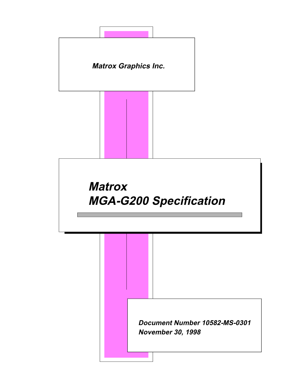 Matrox MGA-G200 Specification