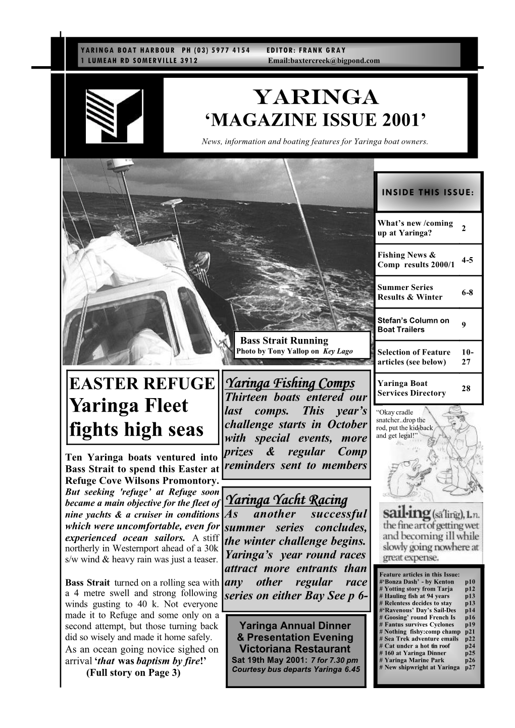 Yaringa Magazine Issue 2001