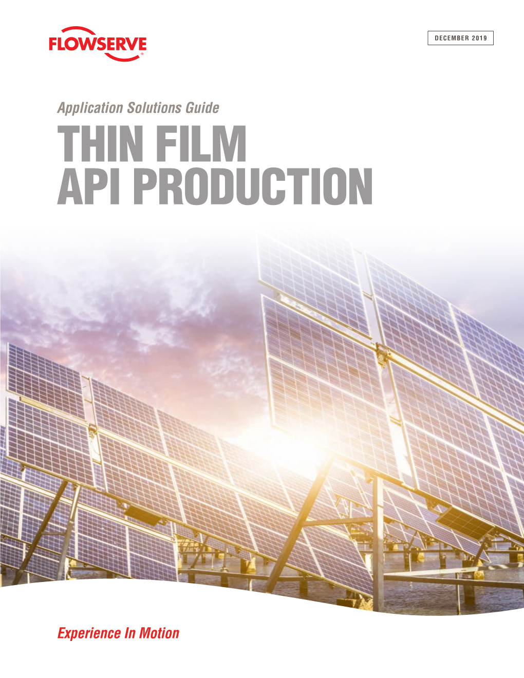 Thin Film API Production Application Solutions Guide