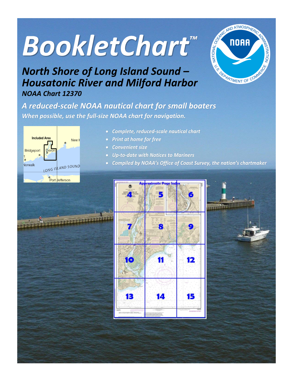 Housatonic River and Milford Harbor NOAA Chart 12370