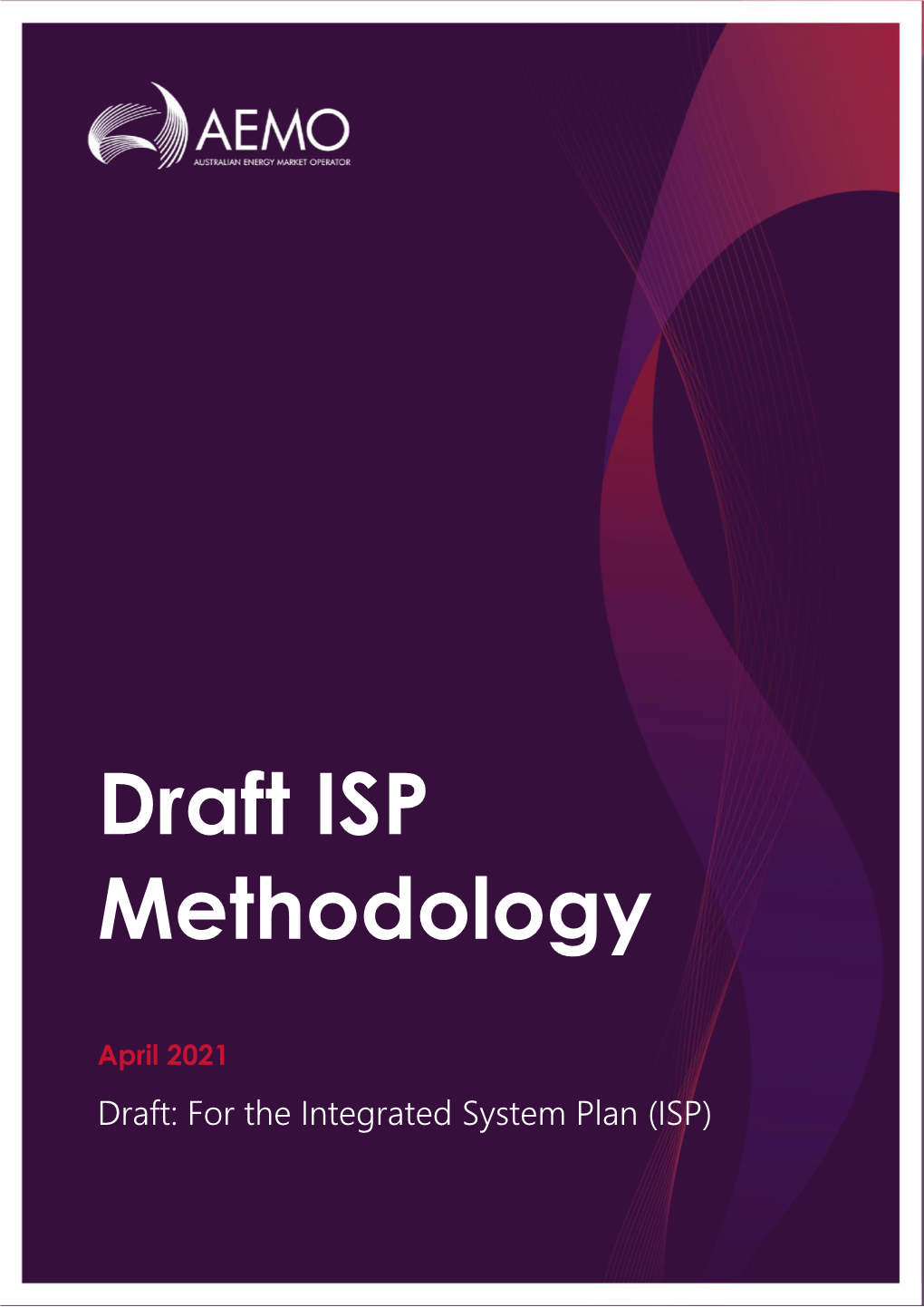 Draft ISP Methodology