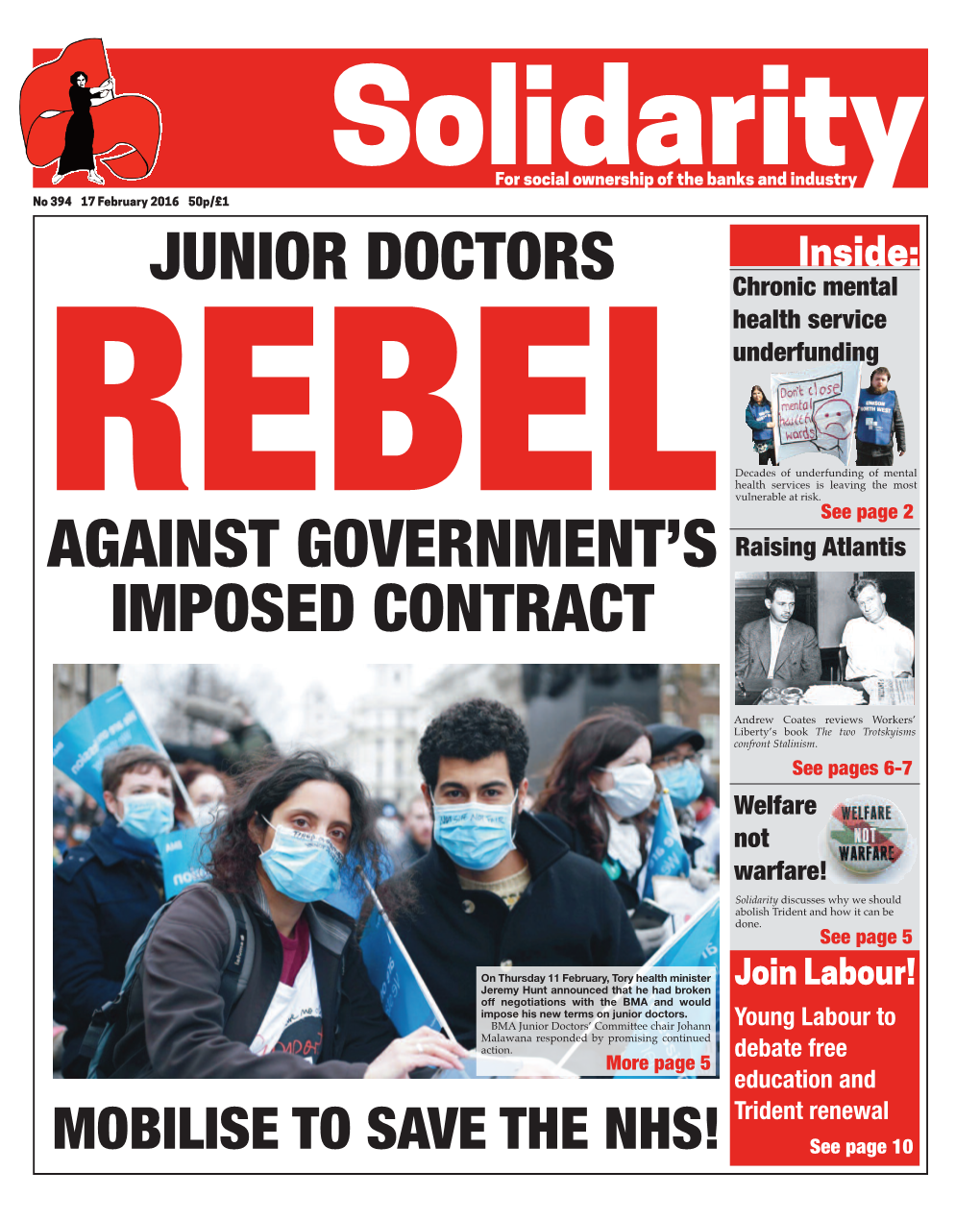 Junior Doctors Against Government's Imposed Contract