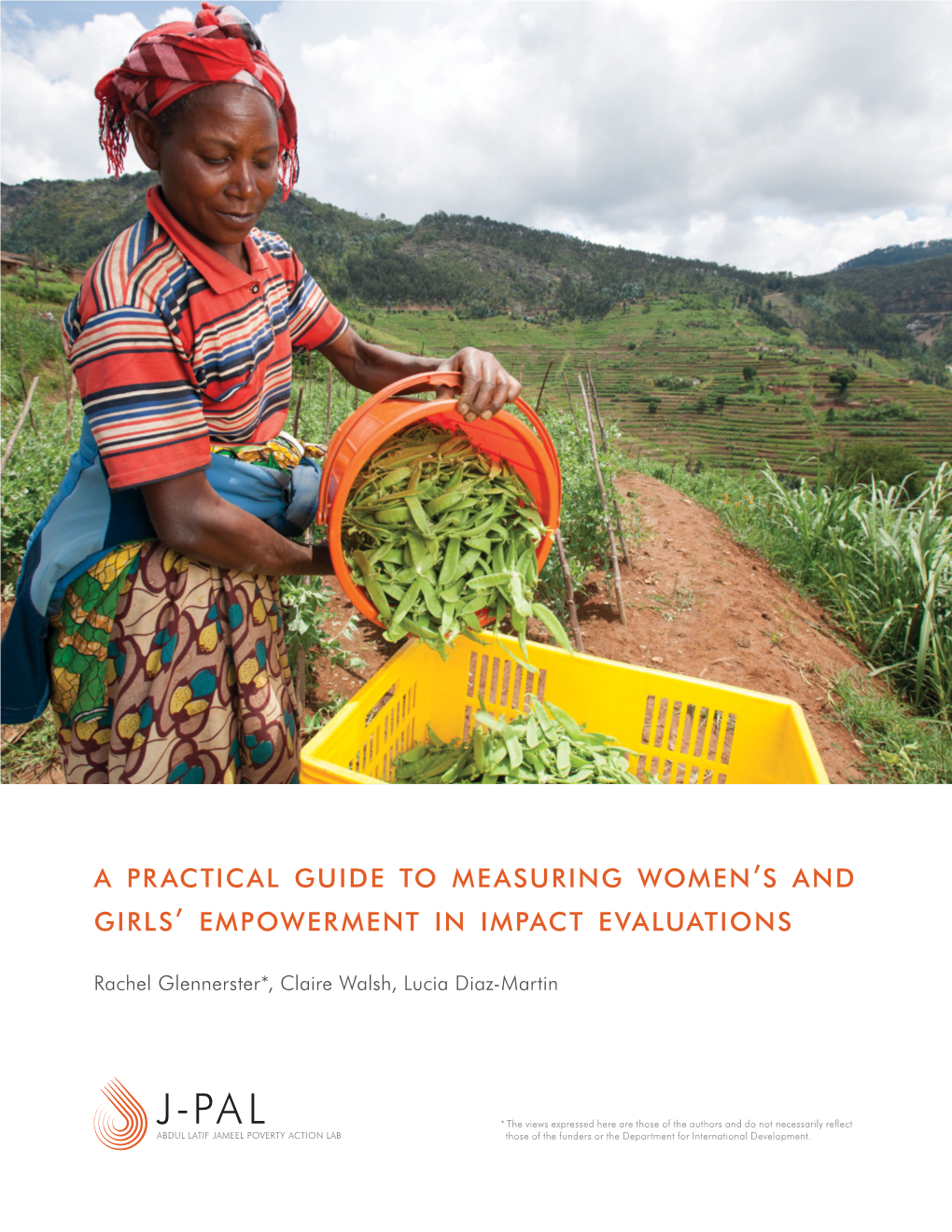 A Practical Guide to Measuring Women's and Girls' Empowerment