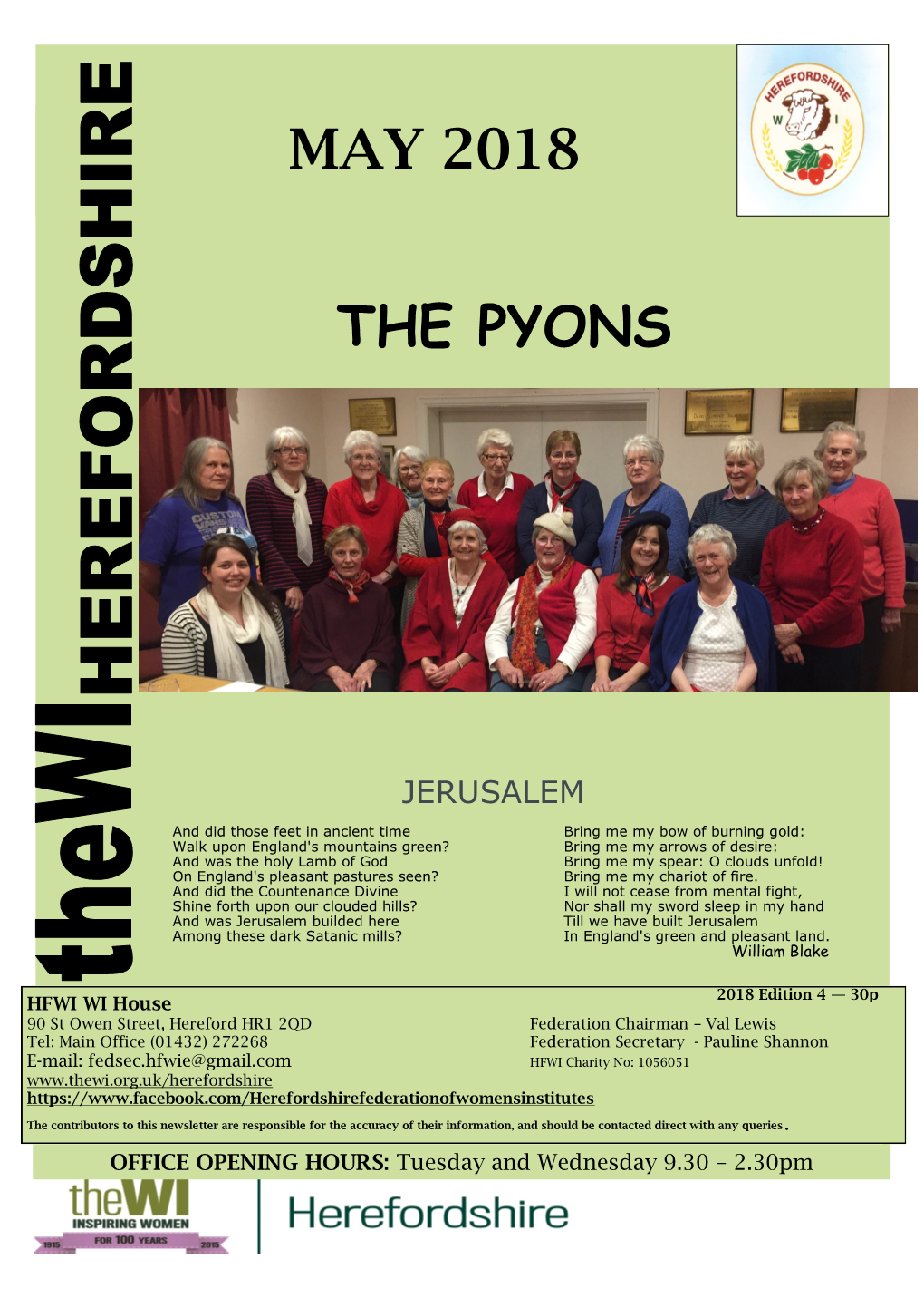 May 2018 the Pyons