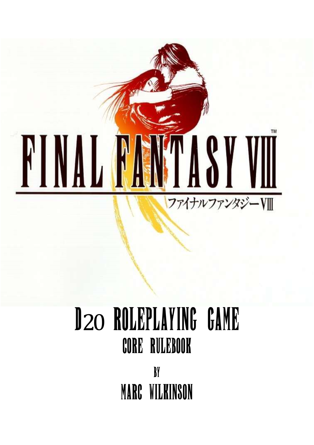 Final Fantasy VII D20 Roleplaying Game