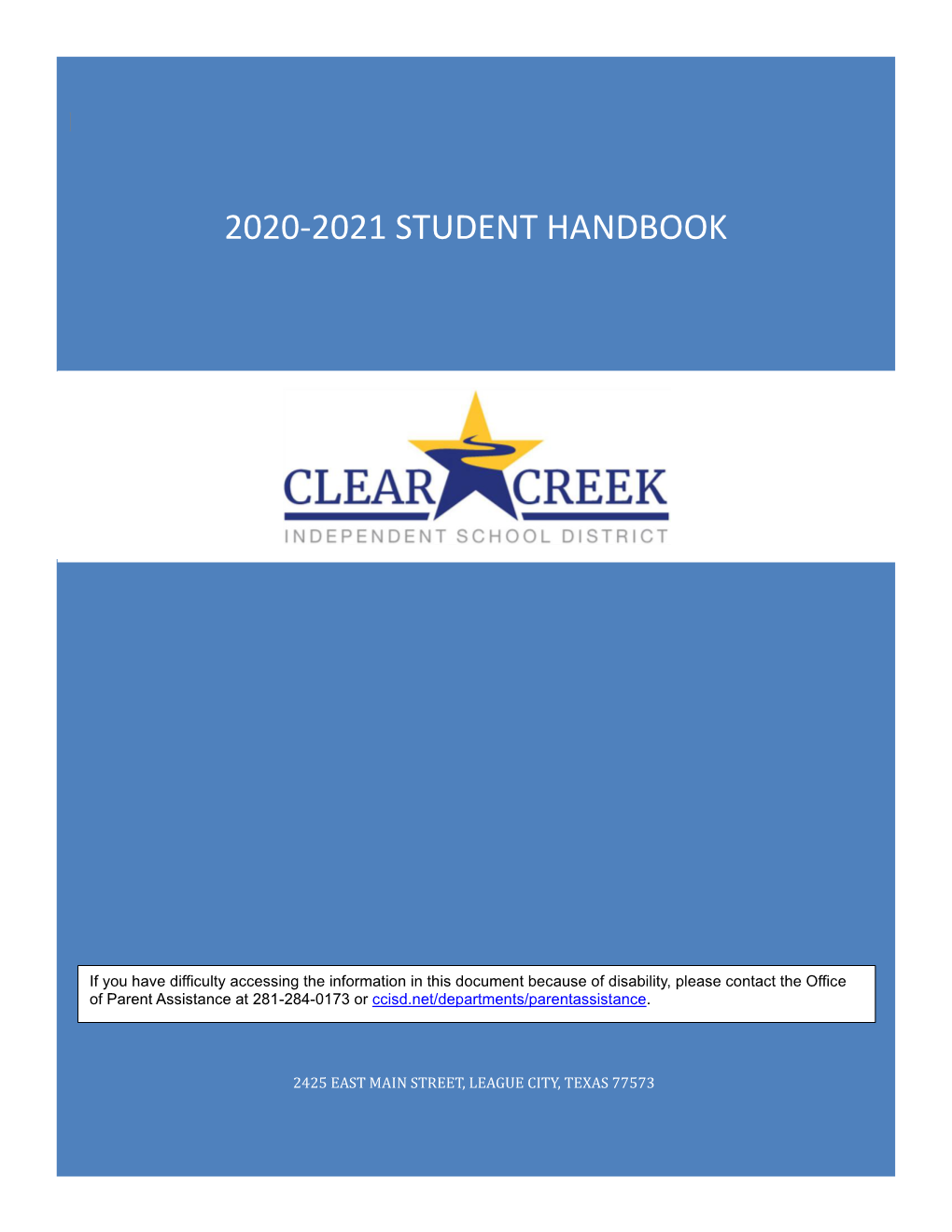 Parent/Student Handbook