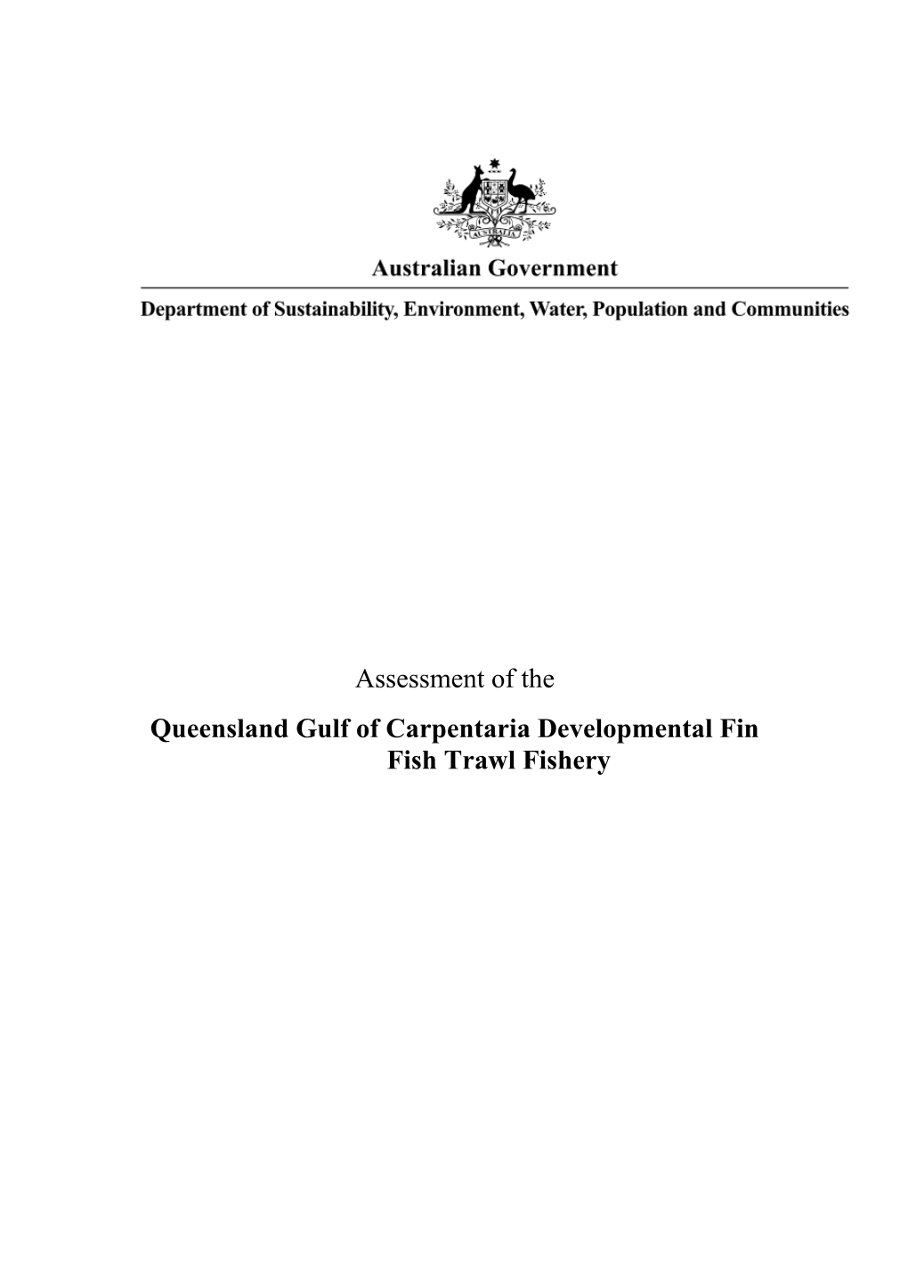 Brief for the WA South Coast Trawl Fishery