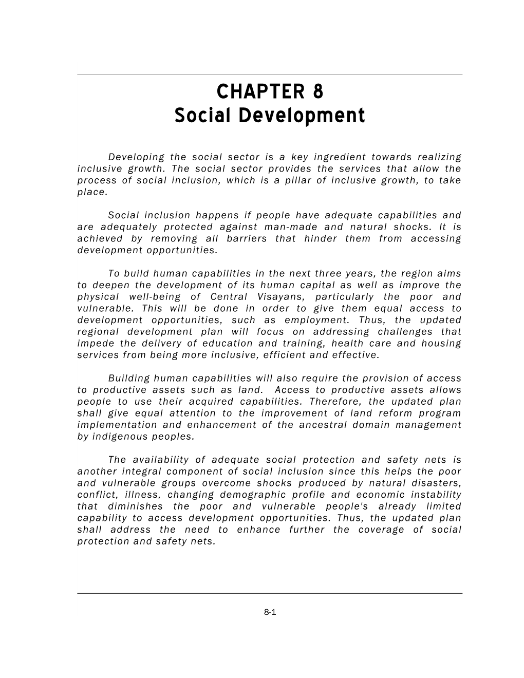 Chapter 8: Social Development