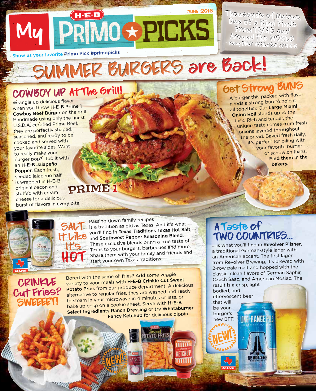 SUMMER BURGERS Are Back!