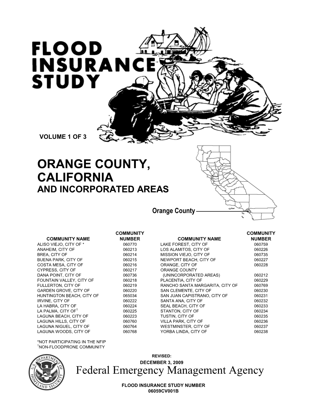 Orange County, California and Incorporated Areas