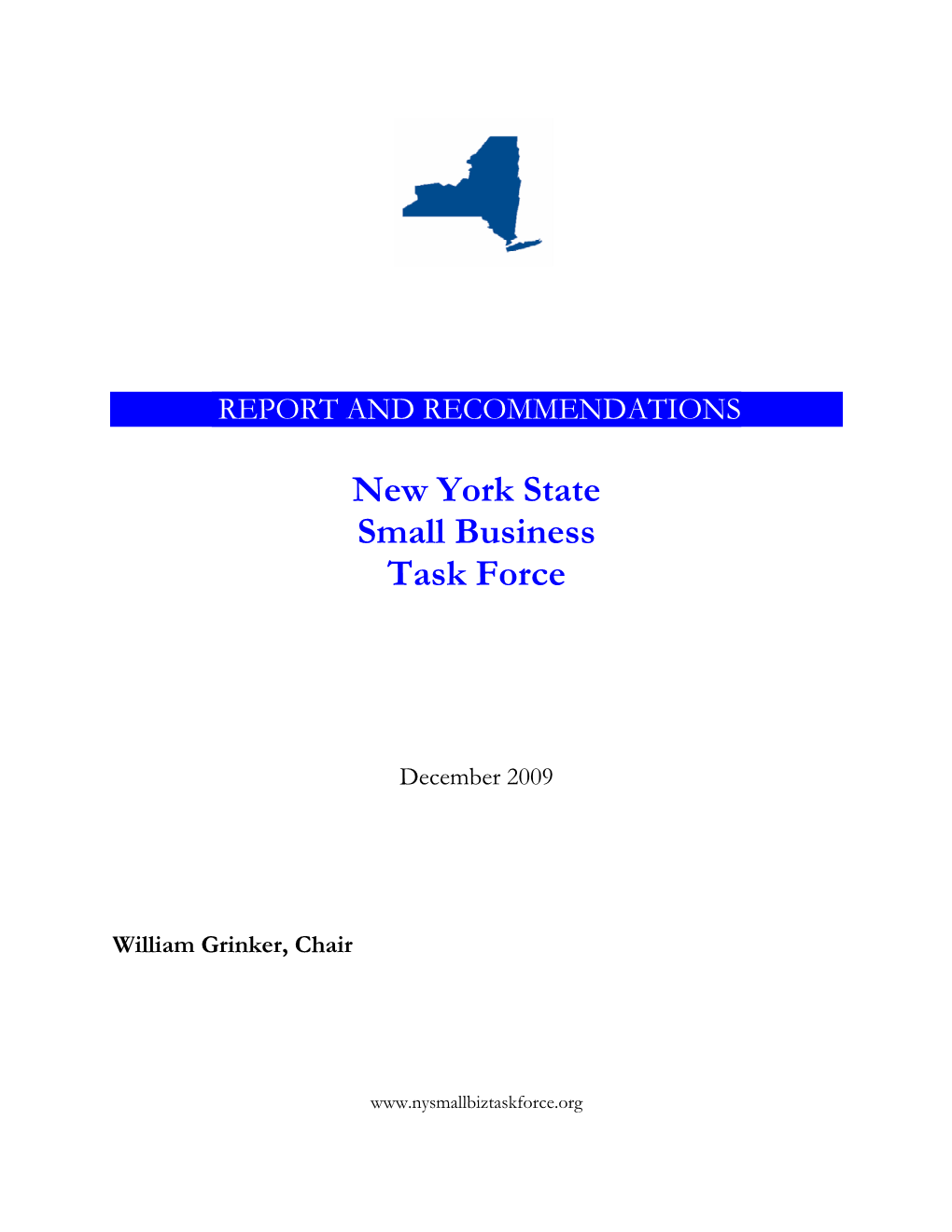 New York State Small Business Task Force