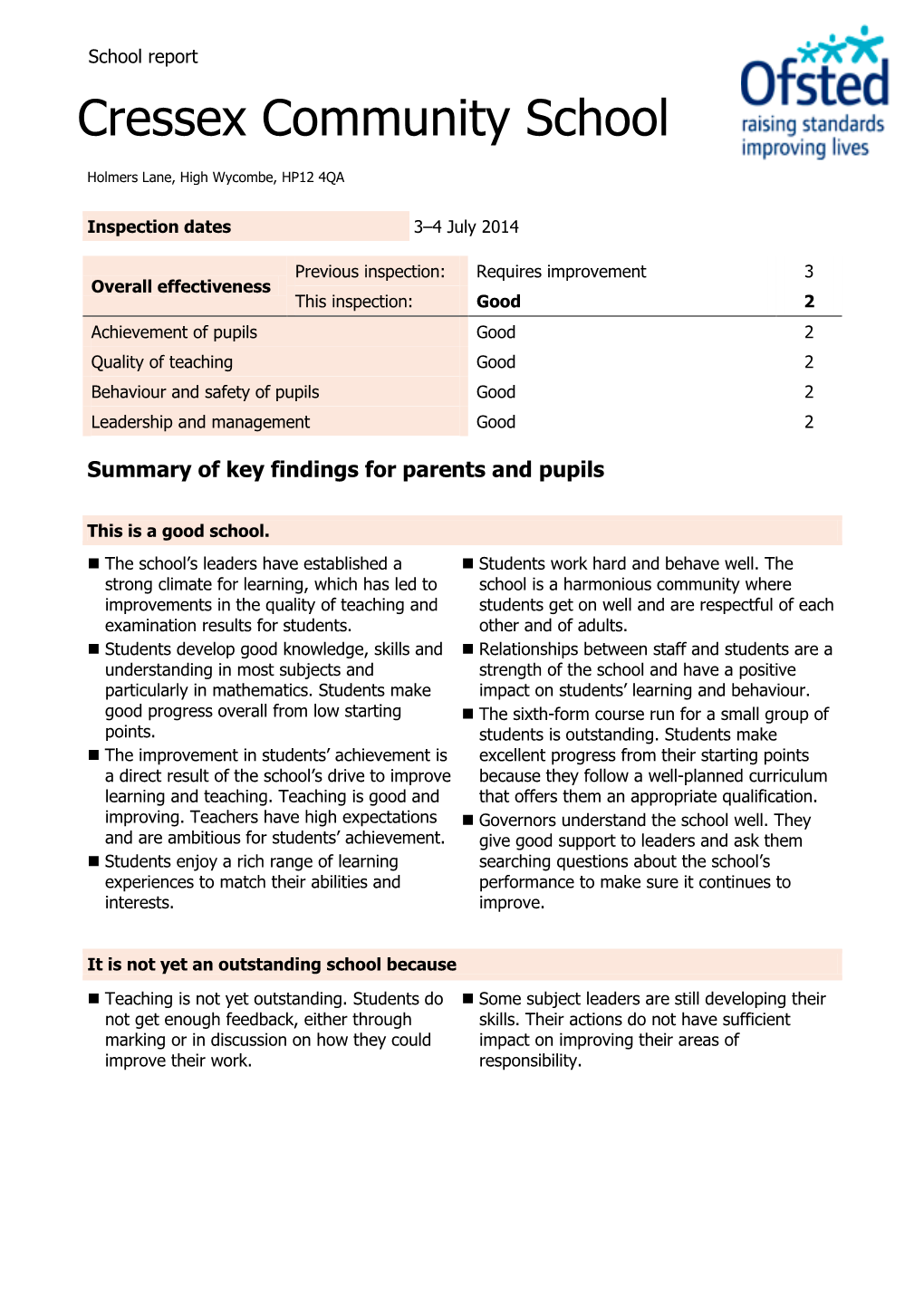 Cressex Community School