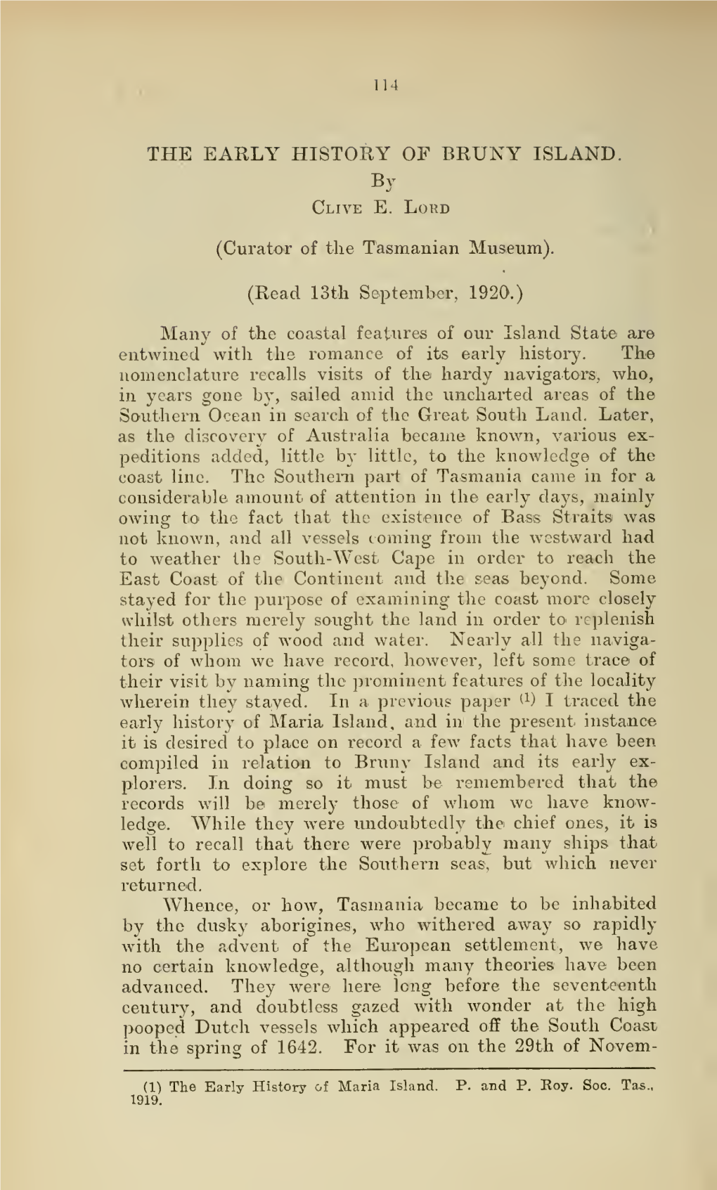 Papers and Proceedings of the Royal Society of Tasmania