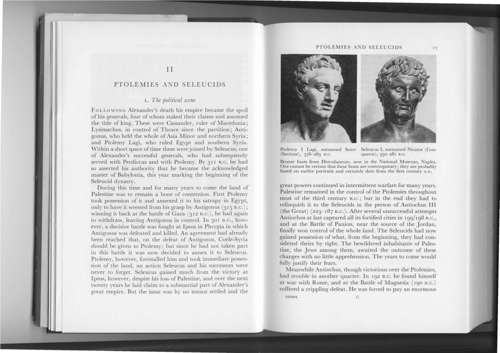 Ii Ptolemies and Seleucids