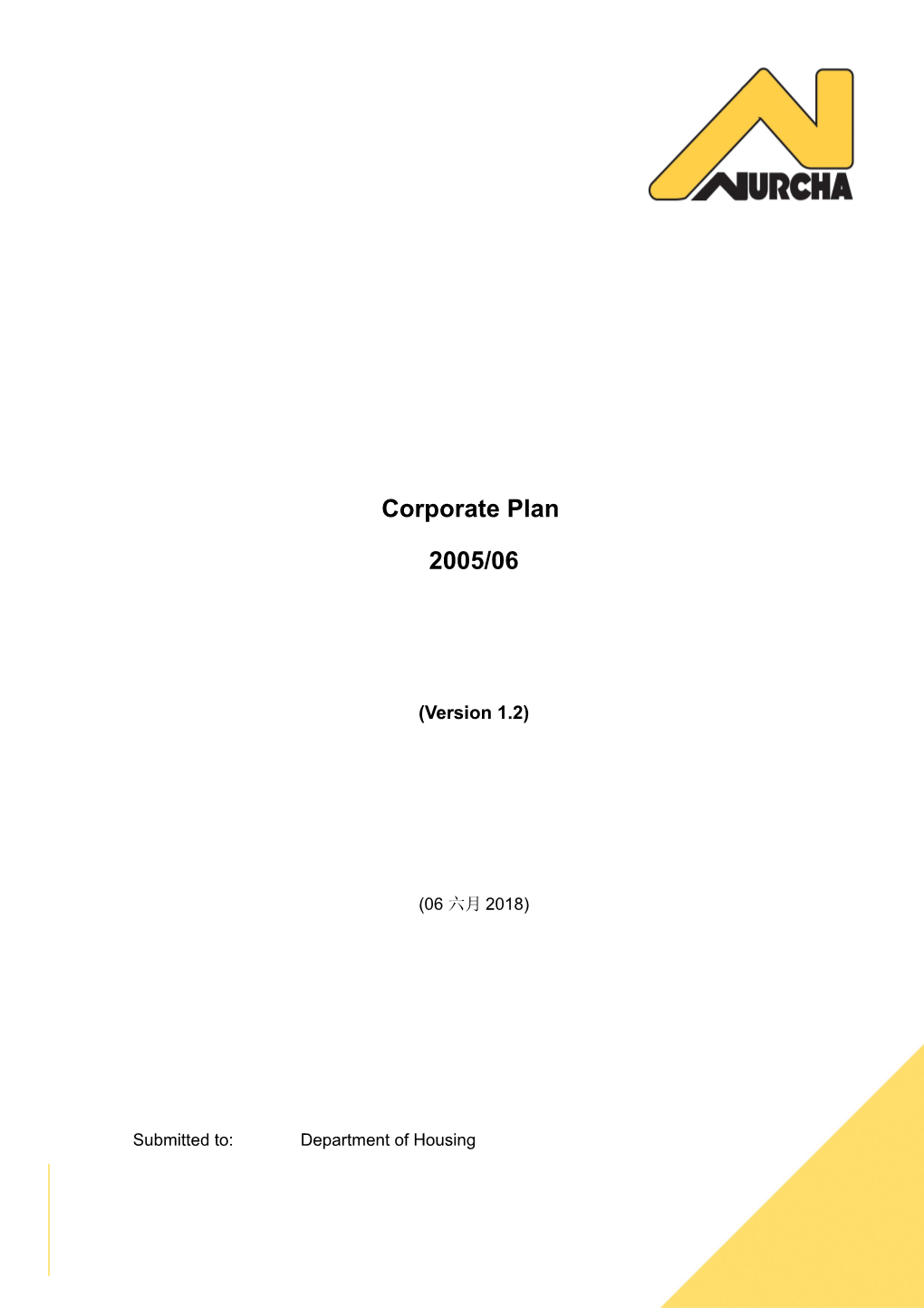 Corporate Plan