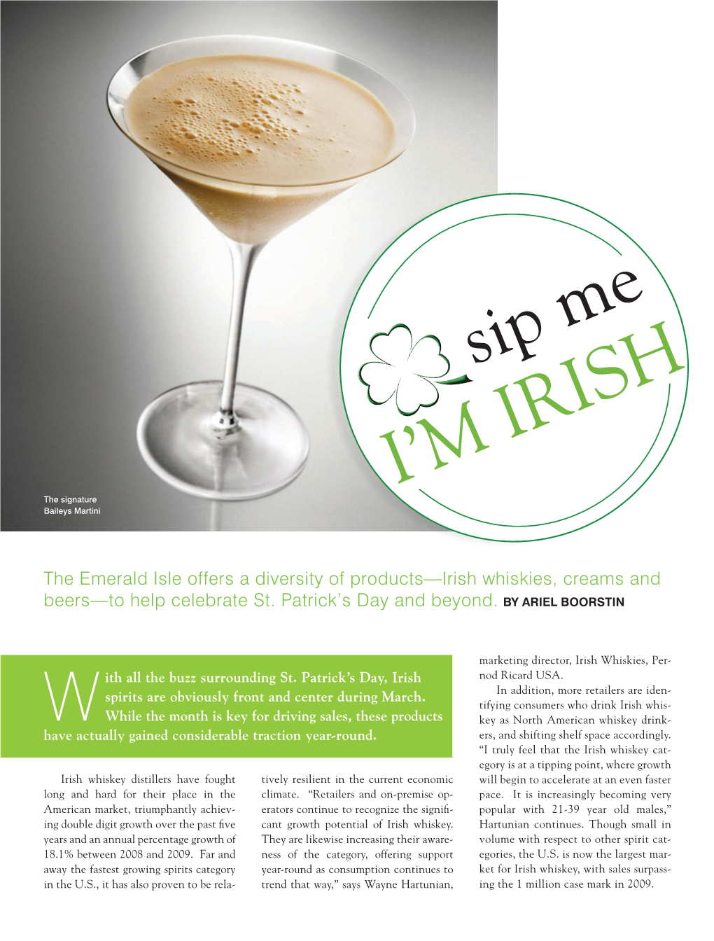 I'm IRISH Sip Me