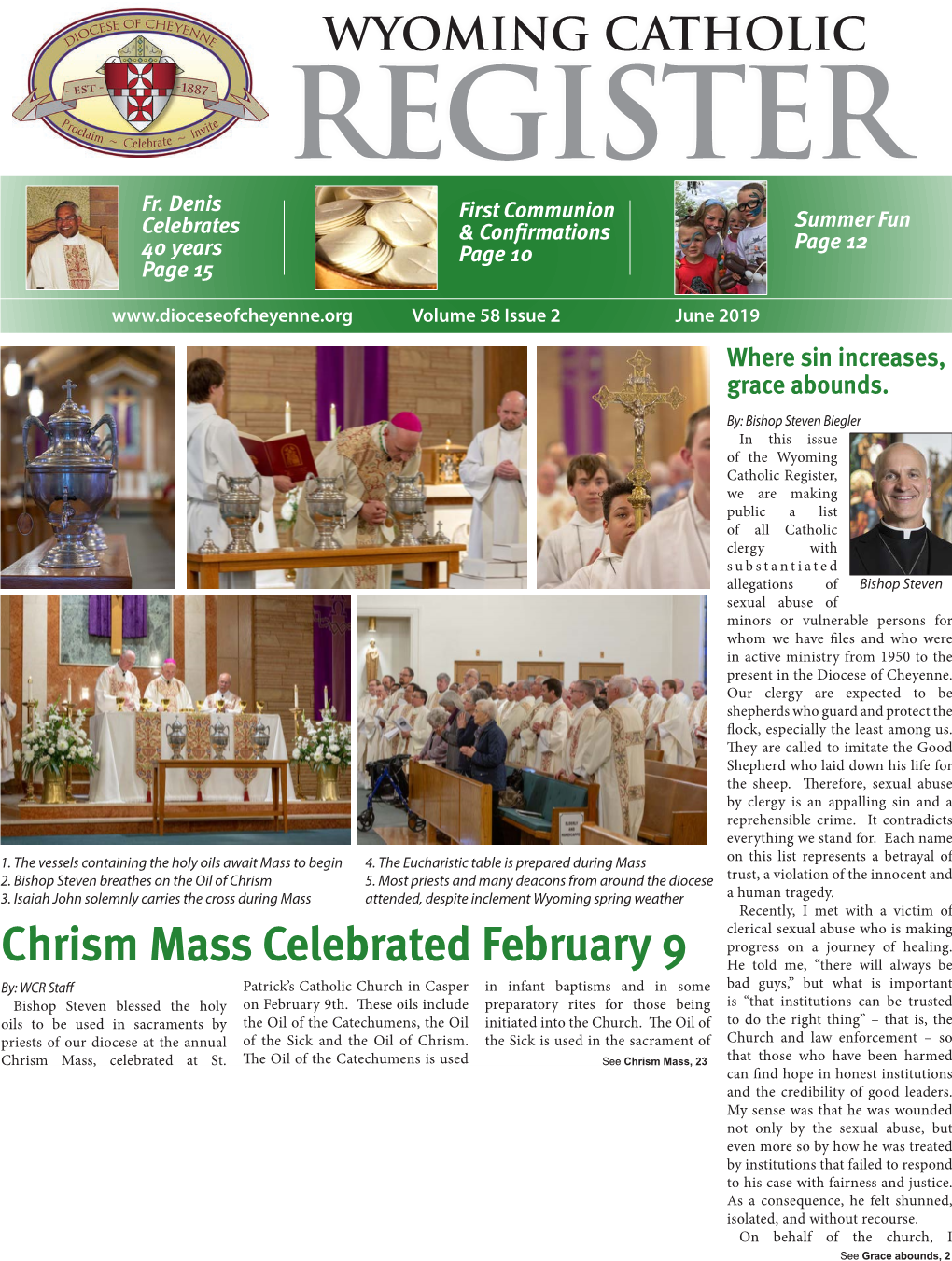 Chrism Mass Celebrated February 9