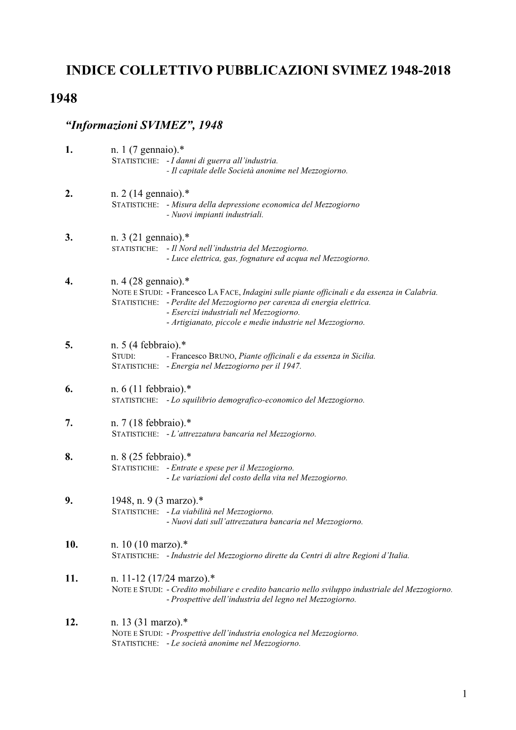 Scarica L'indice Collettivo Delle Pubblicazioni