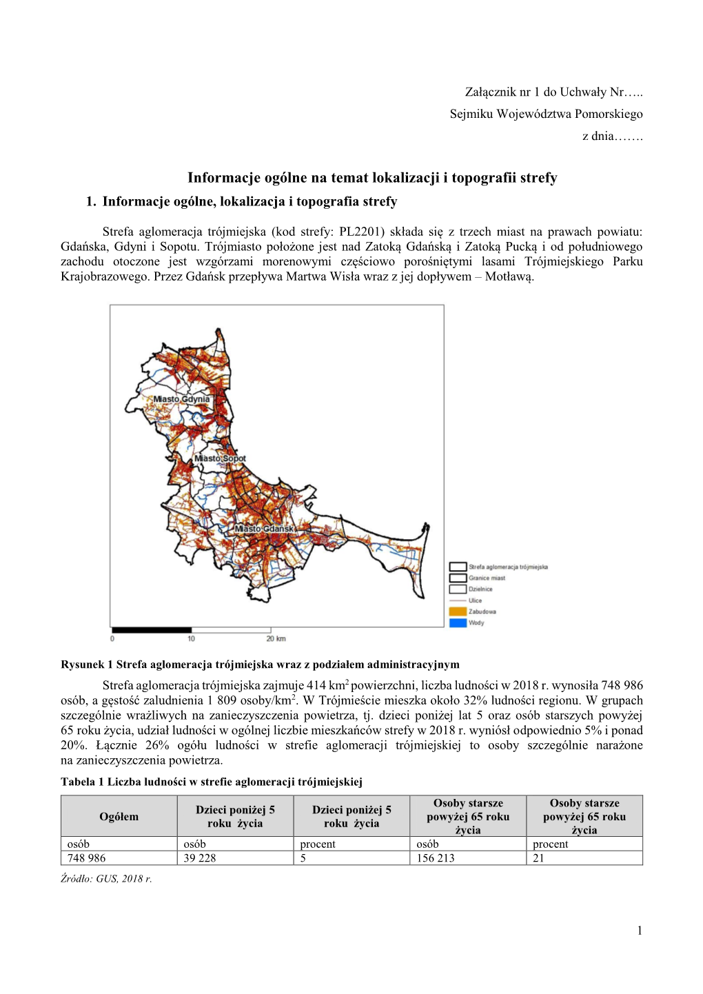 Informacje Ogólne Na Temat Lokalizacji I Topografii Strefy 1