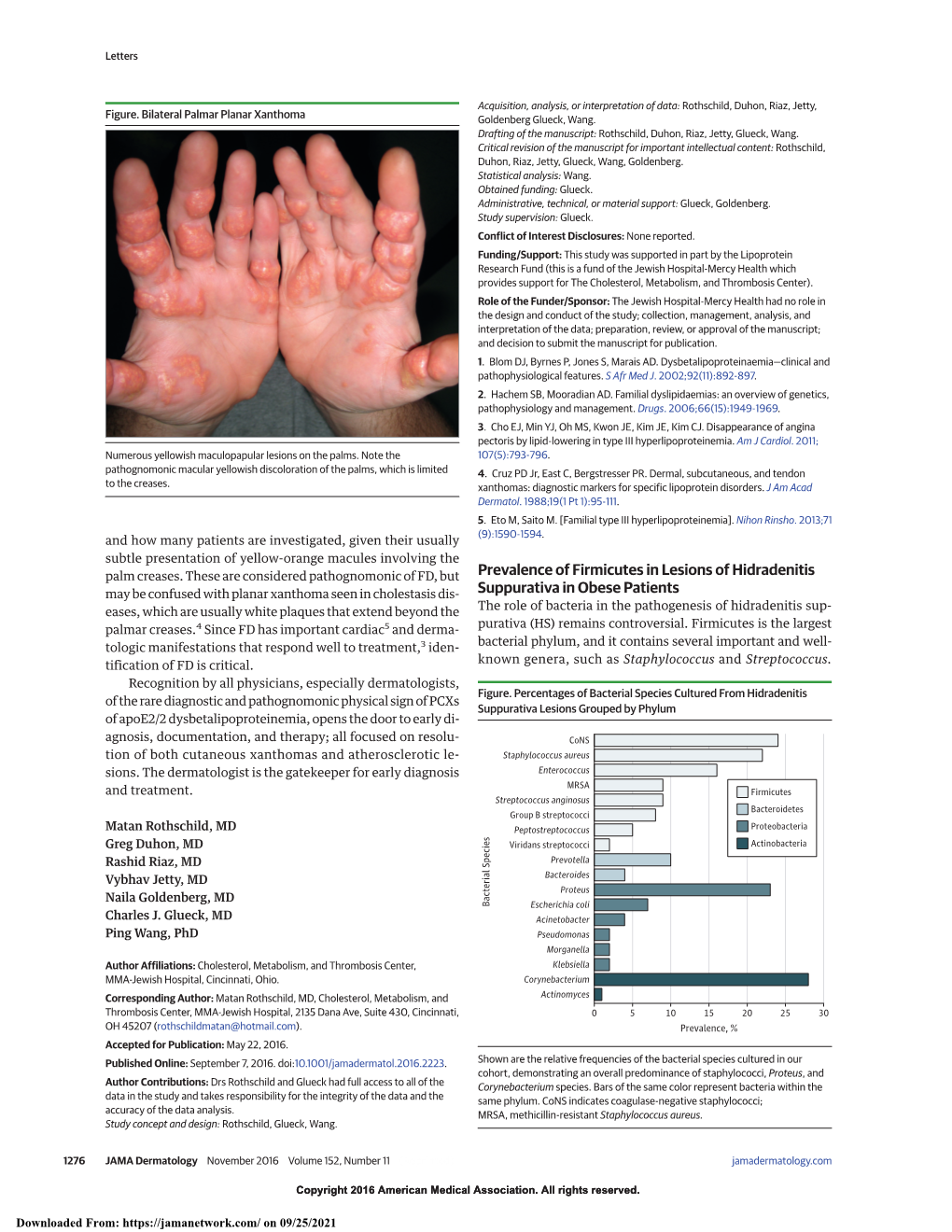 Prevalence of Firmicutes in Lesions of Hidradenitis Suppurativa in Obese